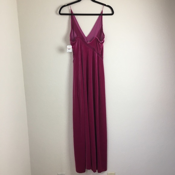 Free People Spliced Velvet Maxi Dress - Picture 7 of 8